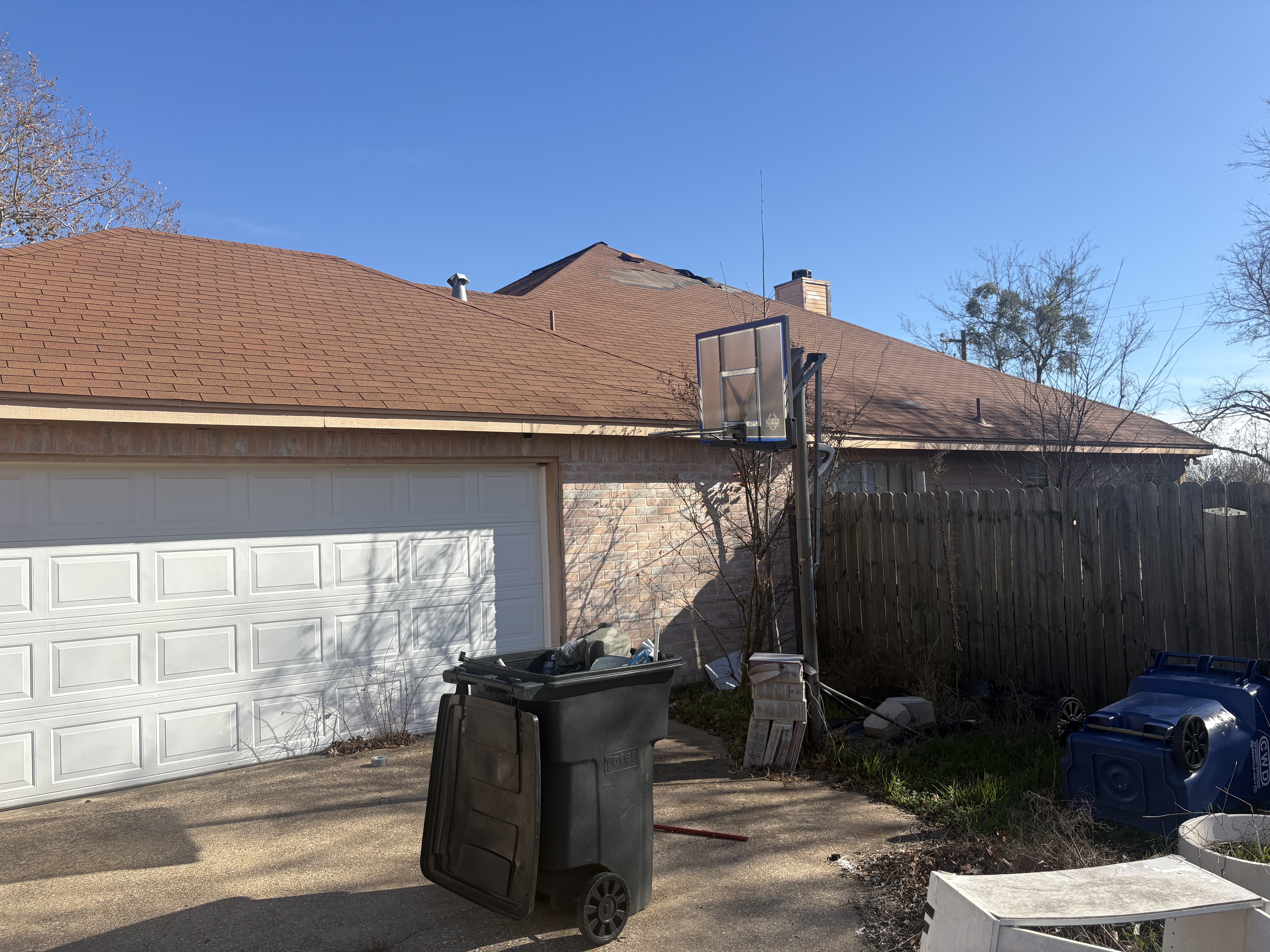 Property exterior view showing spacious lot